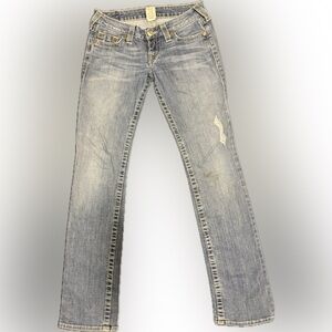True Religion Low Rise Skinny Jeans